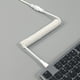 thumbnail image 5 of Likrtyny Conector Aviación Tejido Tipo C A USB Teclado Cable (Blanco), 5 of 8