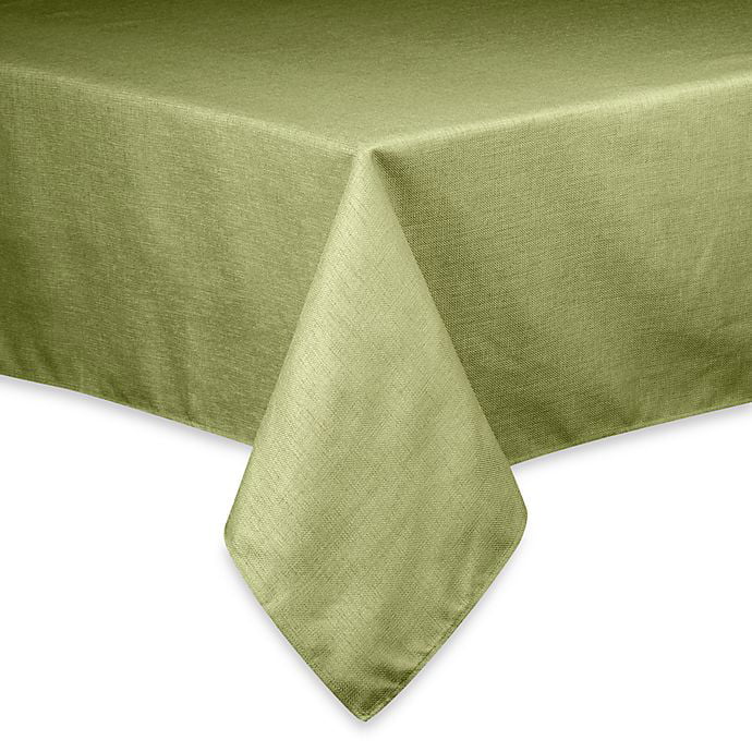 Basketweave 60-Inch x 120-Inch Oblong Tablecloth in Sage