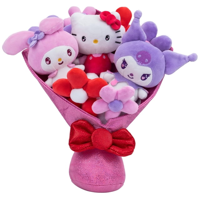 Bouquet de peluche Jazwares Hello Kitty and Friends de 30 cm con 9 peluches