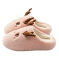 thumbnail image 3 of Gaexia Cozy Winter Unisex Slippers Shoes With Sole for Indoor Comfort And Warmth Footwear Soft Non Grip Design for - Z03-Pink, 3 of 6