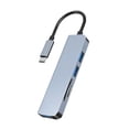 thumbnail image 2 of Daisyyozoid Wholesale 5-in-1 Type-C Network Hub Multi-Splitter Adapter With 1xUSB3.0 + 2xUSB2.0 + SD + TF For PC Computer Accessories, 2 of 9
