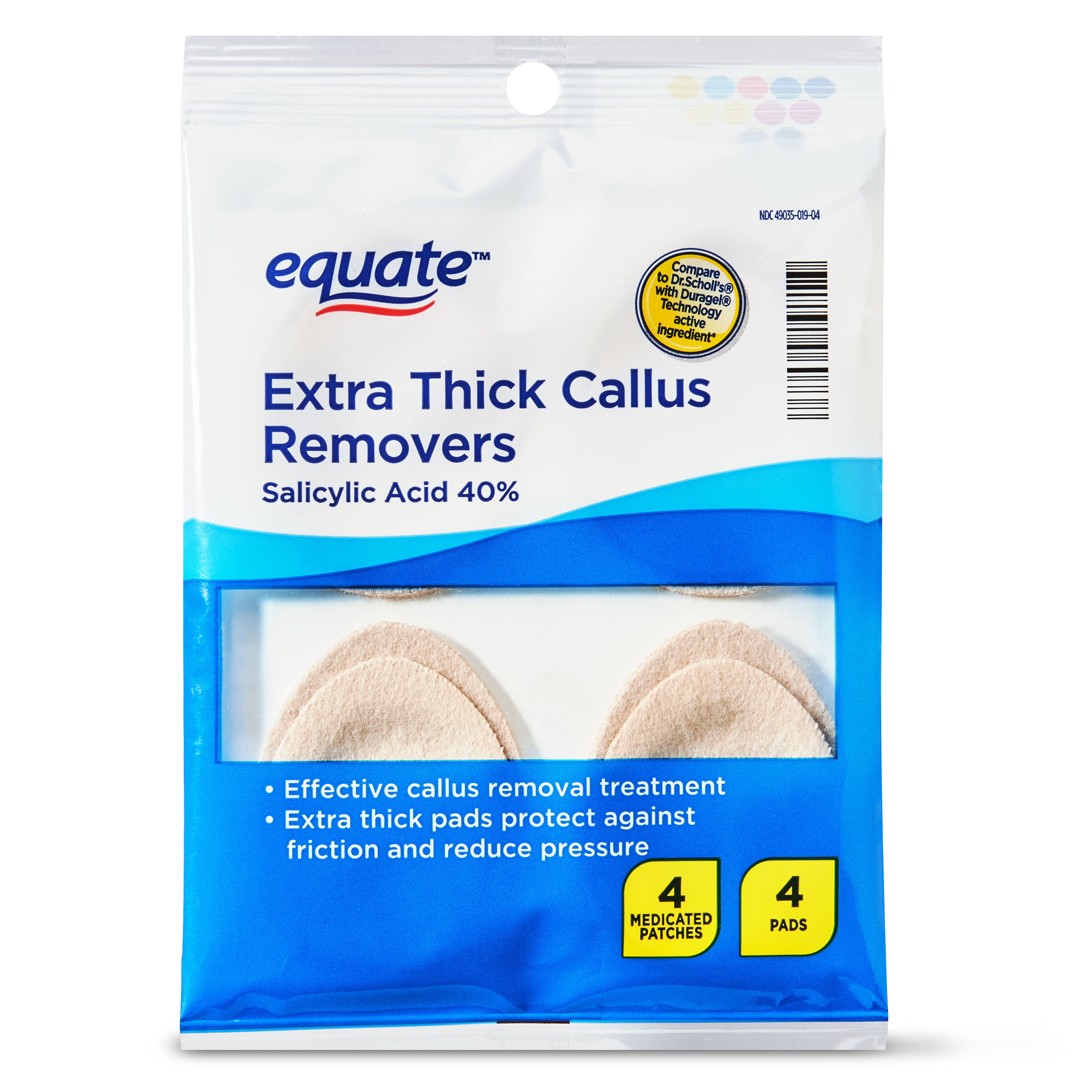 Equate Extra Thick Callus Removers, 8 