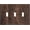Dark Brown Wood Grain, variant on Decorative Outlet Covers Shells Blue Starfish Conchs Corals Sea Life 3 Gang Wall Plate Triple Rocker Switch Light Switch Plate Covers Jumbo Electrical GFCI Switch Cover Plate for Home Decor