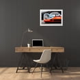 thumbnail image 3 of Stephen Chambers 18x13 White Modern Wood Framed Wall Art Titled - Porsche 917 Gulf 13, 3 of 6