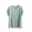 #0256-Green, variant on Favoffer Womens Summer Short Sleeve V Neck T Shirt Solid Color Cotton Linen Blend Top Loose Fit Casual Pullover Tee Lightweight Breathable Blouse for Hot Summer Days