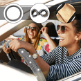 thumbnail image 4 of Funda Para Volante Para Mujer Brillos Diamantes 38 cm 5 Pcs negro, 4 of 5