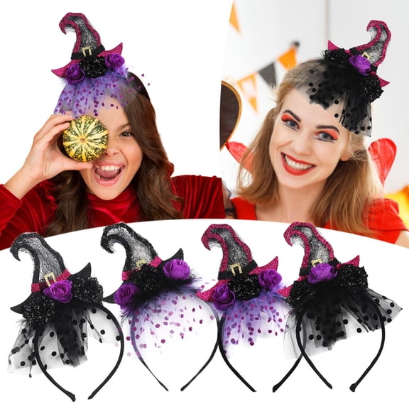 CoreLiving Halloween Ghost Spider Headband, Spooky Cosplay Accessories for Women, Festive Costume Hair Hoop for Party, Masquerade Event Decor, One Size