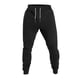 thumbnail image 2 of Pantalones largos para hombre, informales, lisos, con cremallera, múltiples bolsillos, con cordón ajustable, de poliéster, 2 of 9