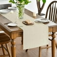 thumbnail image 2 of Mode Light Brown Table Runner, Seasonal Fall Washable Kitchen Dining Table Decoration for Home Party Decor 13x72 Inch, 2 of 15