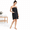 Black-Large, variant on Black Small-Medium Terry Cloth Bath Body Wrap Towel Adjustable Spa Robe