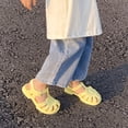 thumbnail image 5 of Eltusu Girls Jellies, PVC Summer No Slip Beachwear Casual Jelly Shoes Yellow Size 11(Little Kids), 5 of 8