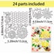 thumbnail image 2 of 2 troqueles de corte de abejas, plantillas de panal de abejas, margaritas, flores, hojas, plantillas decorativas para repujado, 2 of 9