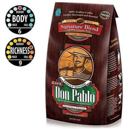 Subtle Earth Organic Whole Bean Coffee, Medium-Dark Roast, 5 Lb