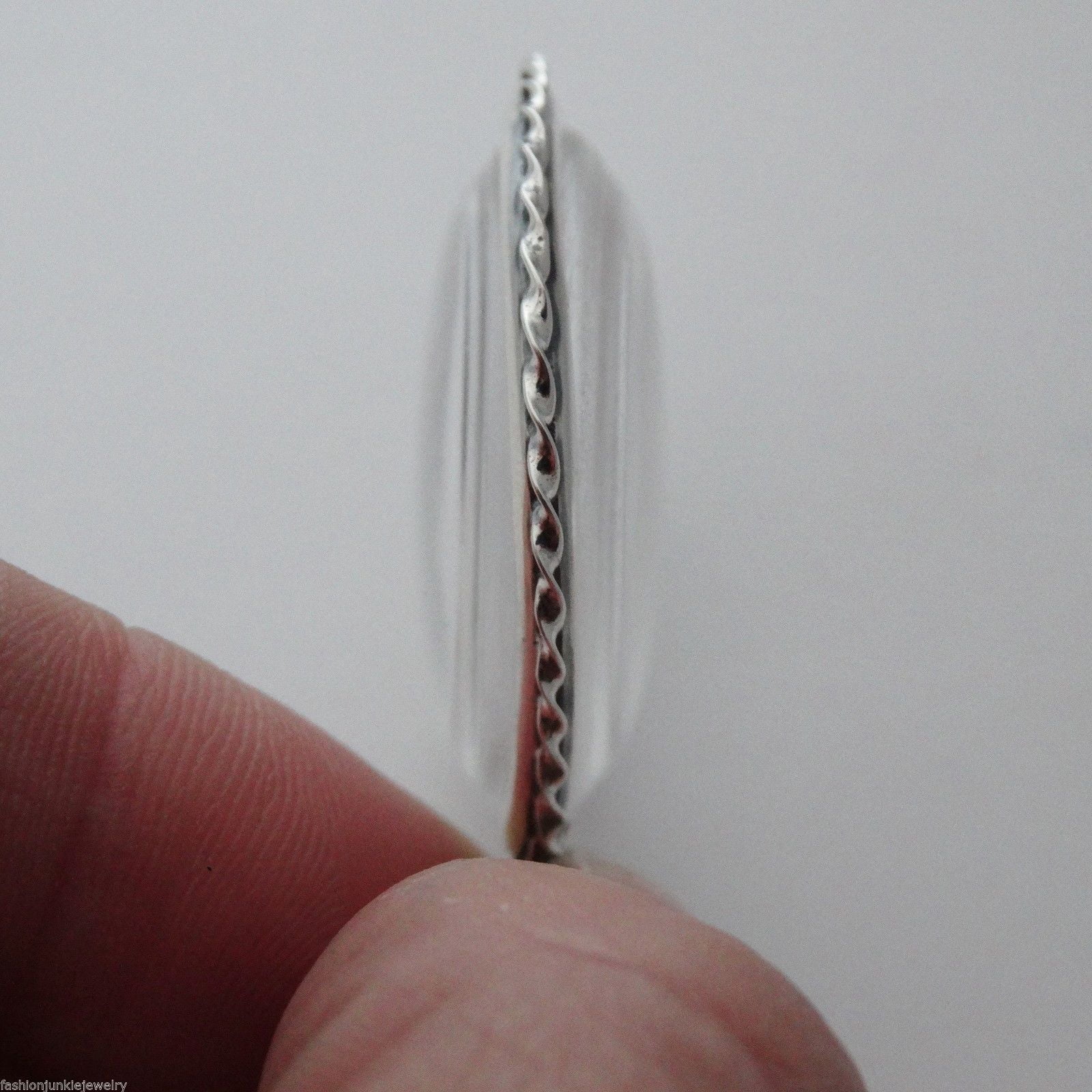 Clear Locket - 925 Sterling Silver - Cherished Items Keepsakes Floating Locket, 18" Snake Chain