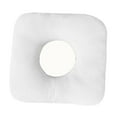 thumbnail image 2 of Cojín de asiento relleno con forma de donut, almohadilla de lactancia, almohadilla portátil y cómoda con forma de donut, cojín de donut para viajes, blanco, 2 of 8