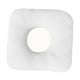thumbnail image 2 of Cojín de asiento relleno con forma de donut, almohadilla de lactancia, almohadilla portátil y cómoda con forma de donut, cojín de donut para viajes, blanco, 2 of 8