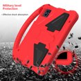 thumbnail image 7 of Kids-Friendly Case for Walmart Onn 10.1 Tablet Case 2024 Gen 4 (Model:100135925) Case,with Portable Handle & Kickstand,Shockproof EVA Foam Anti-Scratch Child Protector Tablet Case,Red, 7 of 7