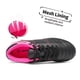 thumbnail image 3 of Zapatos de Fútbol Dream Pairs para Niños Grandes Talla 5 Negro y Rosa, 3 of 5