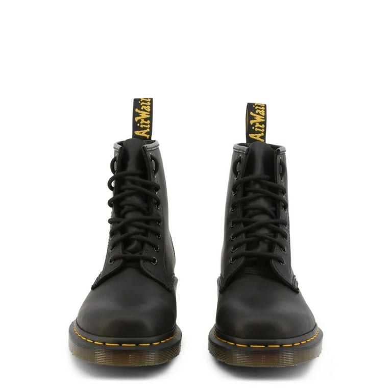 Dr Martens 8 Eyelet 1460 Black Smooth Leather Boot 11822006