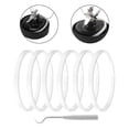thumbnail image 2 of 6 Pack Rubber Gaskets Replacement Seal 8.2cm For Blender Replacement Parts Kitchen Appliance Blender Accessories, 2 of 8