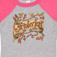 thumbnail image 4 of Inktastic Oktoberfest Banner with Orange Autumn Leaves Boys or Girls Baby Bodysuit, 4 of 5