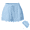 Sky Blue, variant on JFGHDG Shorts Women Breathable Shorts for Women Cover up Shorts Flowy Shorts Baggy Shorts Floral Lace Trim Shorts Booty Shorts Sweat Shorts Yoga Shorts Black L