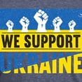 thumbnail image 3 of CafePress - We Support Ukraine T Shirt - Mens Tri-blend T-Shirt, 3 of 4