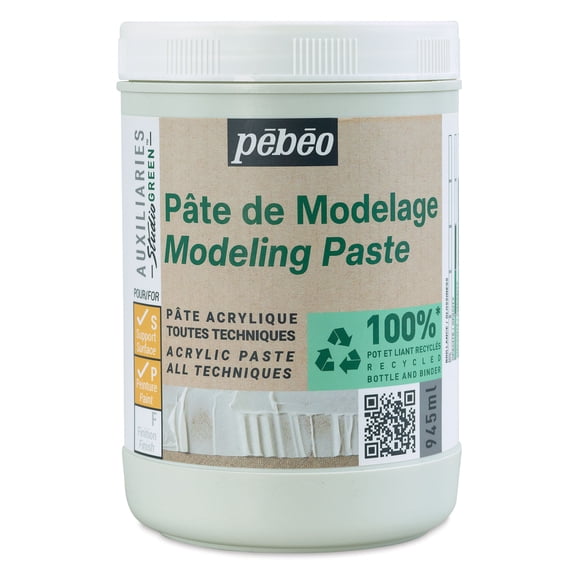 Pebeo Studio Green Modeling Paste - 945 ml