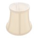 thumbnail image 2 of Pantalla de lámpara tipo barril con clip para lámpara de pie y de mesa, hecha a mano en tela natural beige, 2 of 8