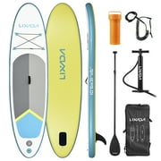 Lixada 10' Inflatable Stand Up Paddle Surfboard with Premium SUP Paddle Board Accessories, Green