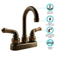 thumbnail image 3 of Dura Faucet Classical Bar Faucet for RV Bars - Oil Rubbed Bronze, 3 of 6