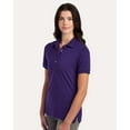 thumbnail image 2 of JERZEES 437F Women's Dri-Power Polo-Deep Purple-XL, 2 of 3