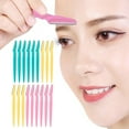 thumbnail image 1 of 50% off!Eyebrow Razor Trimmer [Extra Precision] Disposable Facial Hair Shaper Remover, Dermaplaning Dermaplane Shaving Tool - Facial Shave Shaver with Precision Cover for Men & Women (18 Pack), 1 of 8