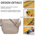 thumbnail image 3 of Bolsos de mano Bolsos de lona Bolsos de mano Bolso de pana Bolso bandolera con cremallera Bolso de hombro Bolso bandolera informal para el trabajo Universidad Compras Mujeres, 3 of 5