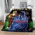 thumbnail image 3 of Horror movie B-Beetlejuice blankets Flannel Warm blanket Soft and comfortable blanket Travel Blanket bed linings Birthday Gift, 3 of 5