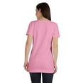 thumbnail image 4 of Inkmeso Long Length Notch Neck Top For Women Basic Cotton Tee Shirt w/ Pocket Patch Legging Top, 4 of 7