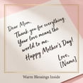 thumbnail image 4 of Mothers Day Card, Heart Mothers Day Gifts for Mom, Mothers Day Decorations, Mom Gifts from Daughter Son, Unique Mother's Day Gifts, Love Greeting Card for Wife, Grandma, 1PC, 4 of 7