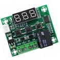 thumbnail image 2 of 12V Digital Temp Thermostat Temperature Controller Sensor Relay Switch for W1209 red light, 2 of 7