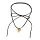 thumbnail image 1 of Collar de varias hileras, cadena de cuerda de encaje de varias hileras, colgante elegante de moda DIY Oro, 1 of 8