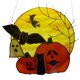 thumbnail image 5 of Ounissouiy Decoración de Halloween, colgante colgante, calcomanía para el hogar, patrones de calabaza, accesorios para Festival, artesanía, adorno de Kits de decoración para fiestas Naranja Ounissouiy HA043629-01, 5 of 6