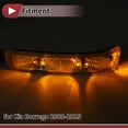 thumbnail image 3 of Luz de señal de giro LED del espejo izquierdo frontal para Kia Borrego 2008-2015 Luz de marcador lateral No.876132J000 Amarillo, 3 of 6