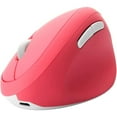 thumbnail image 2 of PloutoRich Wireless Vertical Mouse, 2.4GHz Optical Wireless Mouse, Ergonomic Silent Computer Mouse with 3 Adjustable DPI for Laptop PC Computer Desktop, Pink, 2 of 10