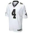 thumbnail image 2 of Men's Nike Derek Carr White New Orleans Saints Game Player Jersey, 2 of 3