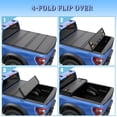 thumbnail image 3 of 5.8FT 4-Fold Hard Tonneau Cover For 14-18 Chevy Silverado GMC Sierra Short Bed, 3 of 6