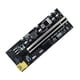 thumbnail image 2 of Methold Placa Exender PCI-E 1x a 6x, módulo de tarjeta USB 3,0 de 6 pines, adaptador de placa base de PC de escritorio con indicador LED, minero Electrónica miscelánea Ranura negra + cable rojo, 2 of 5