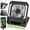 Black, variant on Veubew Camping Fan,20000mAh Rechargeable Personal Fan,Portable Battery Operated Fan with SOS LED Light,3 Speeds 3 Timers Pivot 90°,Camping Essentials for Camping Travel Fishing