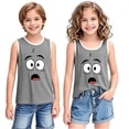 thumbnail image 2 of VEKDONE Toddler Kids Boys And Fashion Cute Gradient Print Soft Sleeveless Bottom Camisole, 2 of 6