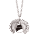 thumbnail image 1 of Connectic Latina usa mapa silueta Collar de girasol collar collar collar colgante, 1 of 3