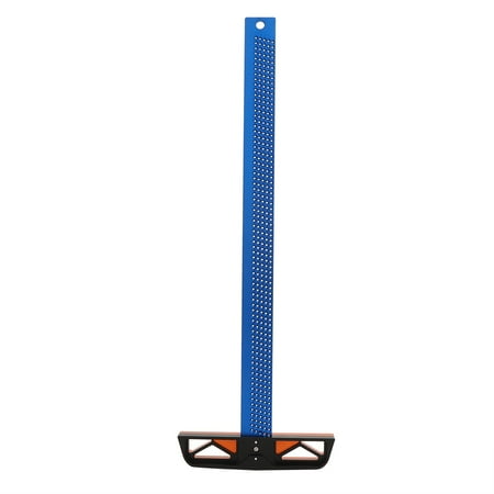 

Hole Ruler Aluminum Alloy Multifunctional T Type Square Woodworking Measuring Marking Tool