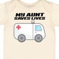 thumbnail image 4 of Inktastic My Aunt Saves Lives Ambulance Boys or Girls Baby Bodysuit, 4 of 5
